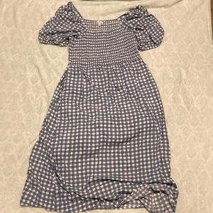 Cute plaid blue dress